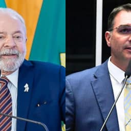 Lula e Flávio Bolsonaro empatam no 2º turno, aponta pesquisa Nexus/BTG