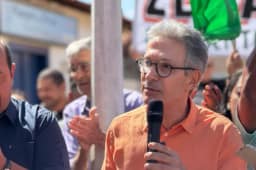 No lançamento da campanha, Zema pede união da direita no segundo turno