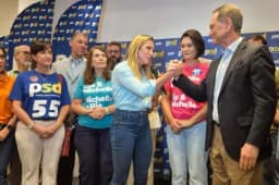 PSD oficializa apoio a Celina Leão para o GDF, após saída de Arruda do pleito