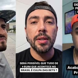 'Vão ter que trabalhar': web debocha de influenciadores após fim das bets