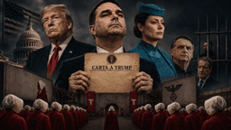 TariFlávio: Michelle, naufrágio nas pesquisas e O Conto de Aia de Flávio Bolsonaro na carta a Trump