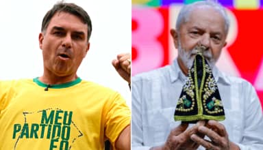 Boato sobre Nossa Senhora Aparecida leva Flávio Bolsonaro ao TSE e ao STF