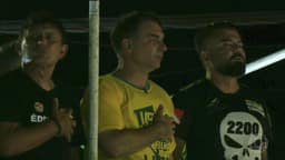 Flávio Bolsonaro, candidato à Presidência pelo PL, faz campanha em Belém