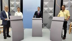 Em debate, candidatos ao Senado pelo AC discutem problemas na saúde e criticam ausência de adversários