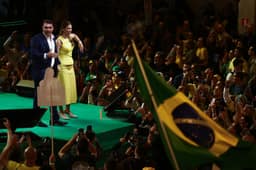 Eleições 2026: íntegra do discurso de Flávio Bolsonaro na convenção que o lançou candidato à Presidência