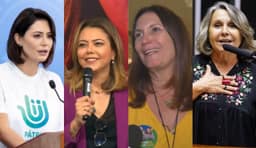 Datafolha no DF, Senado: Michelle, 23%; Leila, 18%; Bia, 18%; Erika, 13%