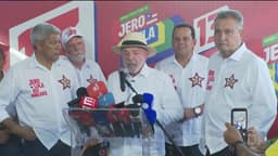 Presidente Lula, candidato à reeleição pelo PT, faz campanha na Bahia
