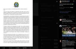 Após fuga, Flávio se diz 'presidente eleito', apaga post e passa a se chamar de 'líder do Brasil'