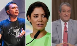 Valdemar tenta conter crise entre Michelle e Flávio Bolsonaro, mas encontra resistência