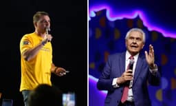 Flávio deve ir a Goiânia nesta terça em busca do apoio de Caiado no 2º turno