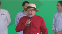 Presidente Lula, candidato à reeleição pelo PT, faz campanha em Minas Gerais