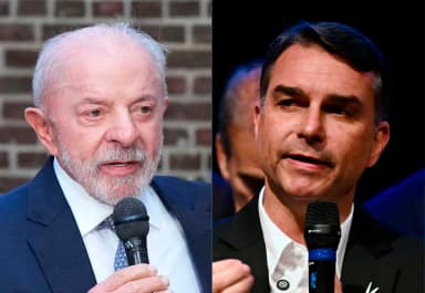 Lula falta ao último debate antes do 1º turno e Flávio Bolsonaro confirma presença