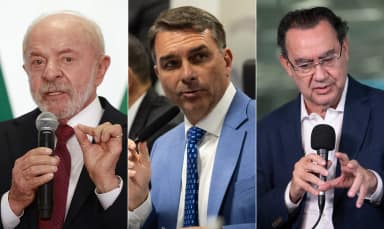 Quaest: Lula tem 37%, Flávio Bolsonaro 30% e Augusto Cury sobe a 10%
