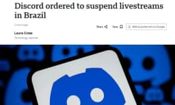 Imprensa global repercute suspensão do Discord no Brasil e vê 'intensos conflitos' do governo com empresas de tecnologia