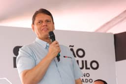 Qual é o número de Tarcísio de Freitas para o governo de São Paulo?