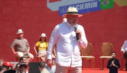 Lula pede voto em Haddad e mira Tarcísio em ato no interior de SP