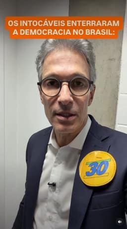 Com presença autorizada pelo TSE, Zema ataca STF após cancelamento do debate da Globo: 'Enterraram a democracia'