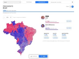 Resultado das eleições por região no segundo turno: veja a apuração final do TSE