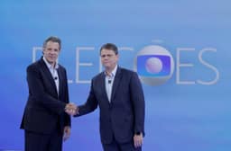 'Selo Ouro do MEC', 'economês' e batalha de números: como foi o debate entre Tarcísio e Haddad em SP