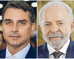 Pesquisa Quaest: Flávio aparece numericamente à frente de Lula no segundo turno