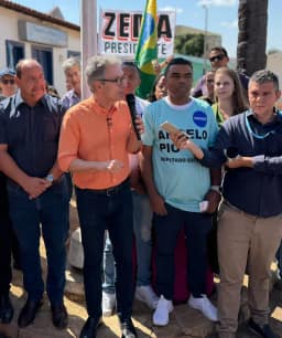 Zema critica ministros do STF e Lula em ato no interior de Minas