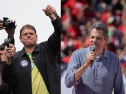 Nova pesquisa Datafolha em SP testa vantagem de 20 pontos de Tarcísio contra Haddad