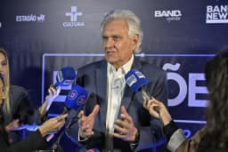 Caiado diz que Lula e Flávio evitam debate para manter 'polarização burra'