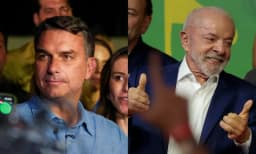 Com 99% das urnas apuradas, Flávio tem 2,5 milhões a mais de votos que Lula; ambos disputarão 2º turno