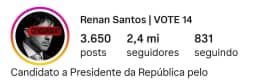 Após decisão de Toffoli, Renan Santos muda foto de perfil para 'censurado'