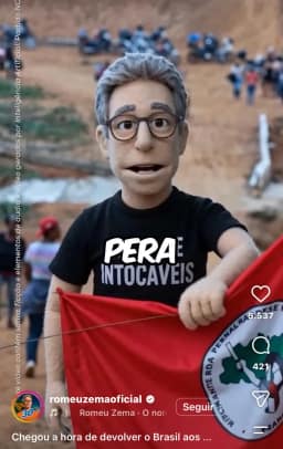 Zema lança jingle com vídeo de IA em que diz que vai ‘acabar com o PT’