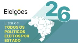 Veja a lista de todos os candidatos eleitos no Rio Grande do Norte em 2026