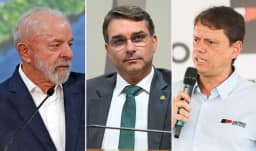 Quaest: Rejeição a Lula oscila de 55% para 54% e a Flávio se mantém em 56%