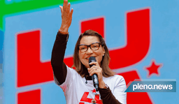 Janja é vaiada durante comício de Lula na Boca Maldita, em Curitiba