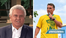 Caiado vai declarar apoio a Flávio Bolsonaro no 2º turno contra Lula