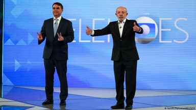Lula e Flávio Bolsonaro fazem o último debate antes do segundo turno na TV Globo