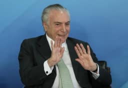 Temer diz ter simpatia por Caiado, mas descarta apoio em 2026