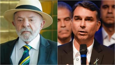 Lula sobe para 42% e Flávio Bolsonaro vai a 37% no primeiro turno, diz BTG/Nexus