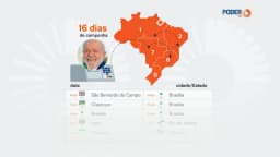 Lula foca em Brasília e Flávio em SP e RJ no começo da campanha