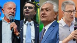 URGENTE: Pesquisa PoderData/Aya mostra empate com Flávio, Caiado e Zema no 2º turno, VEJA NÚMEROS