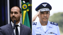 Eduardo Bolsonaro rebate ex-FAB após fala sobre apoio a Lula