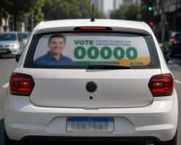 TSE proíbe propaganda eleitoral em carros de aplicativo e mantém multa a candidato