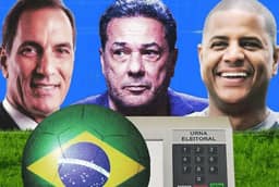 Ex-jogadores entram na disputa eleitoral com R$ 4,8 milhões dos partidos