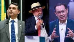 URGENTE: pesquisa Veritá mostra Flávio a frente de Lula; VEJA NÚMEROS