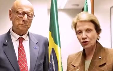 Tereza Cristina apoia Esperidião Amin na disputa pelo Senado em Santa Catarina