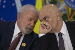 Aliados dizem que Lula já tem frase pronta para se afastar de Moraes em meio a crise no STF