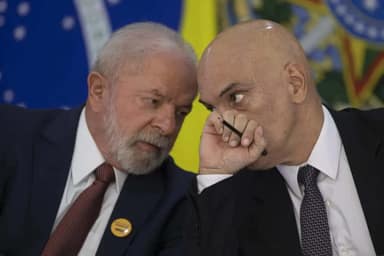 Lula é aconselhado a se afastar de Alexandre de Moraes na crise do Master