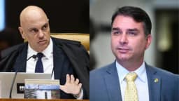 Moraes toma decisão contra Flávio Bolsonaro e surpreende ministros do STF, VEJA