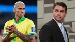 Richarlison acusa Flávio Bolsonaro de trapaça, e colegas do futebol se calam