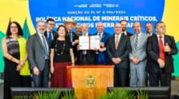 Lula sanciona a Política Nacional de Minerais Críticos e Estratégicos