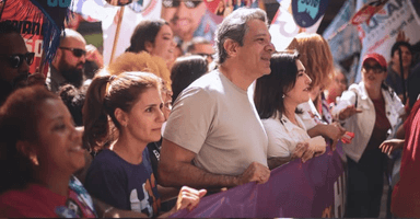 Fernando Haddad abre campanha de rua em SP após Marina Silva ser hostilizada